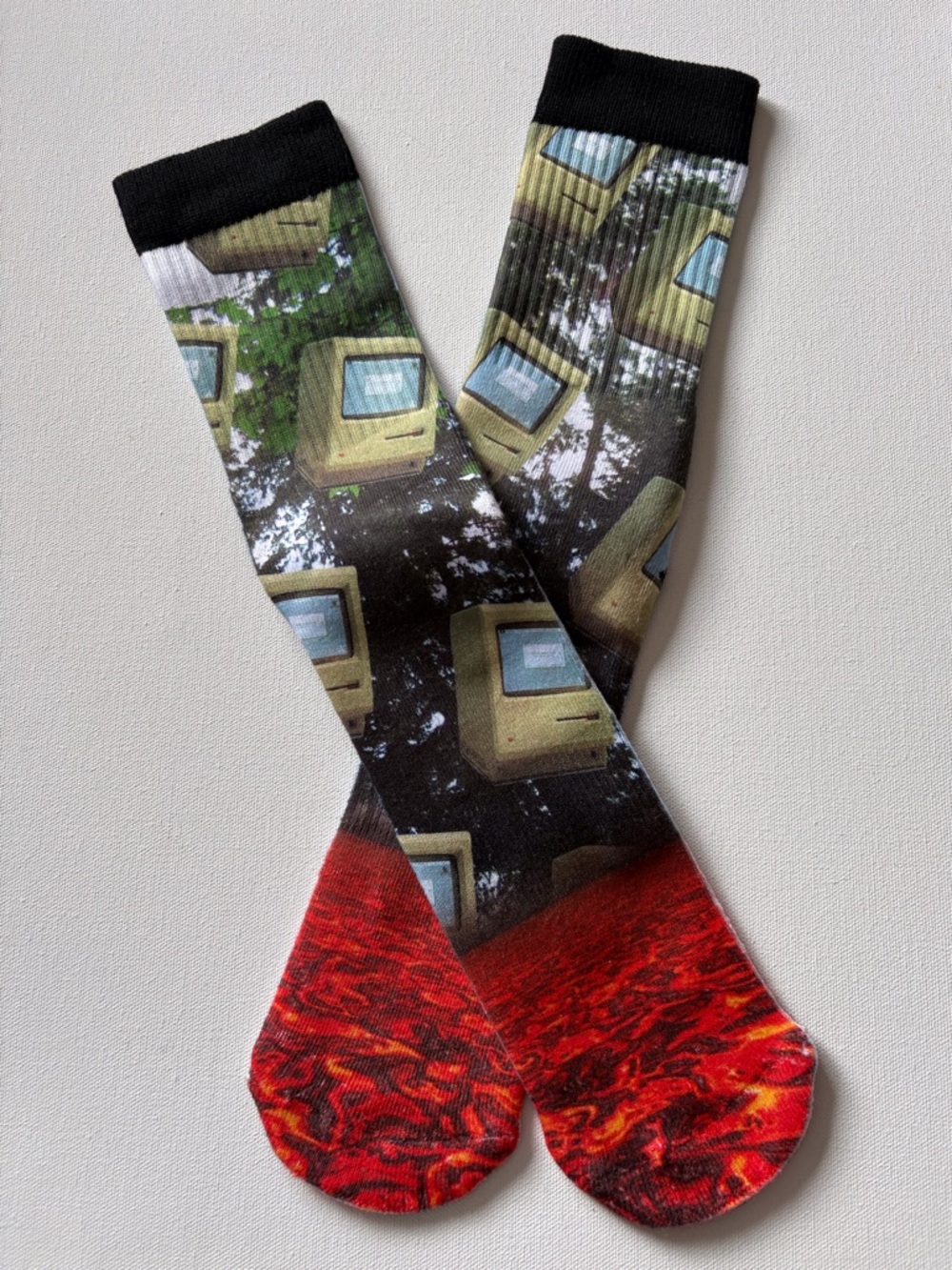 Apple Macintosh Novelty Socks